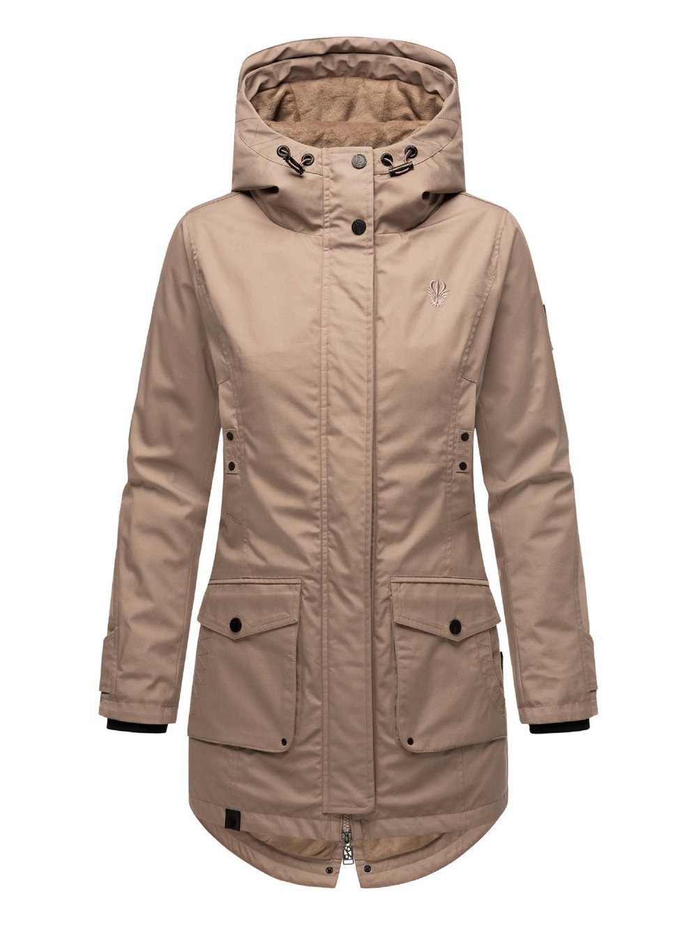 Navahoo Winterjacke Damen braun, L