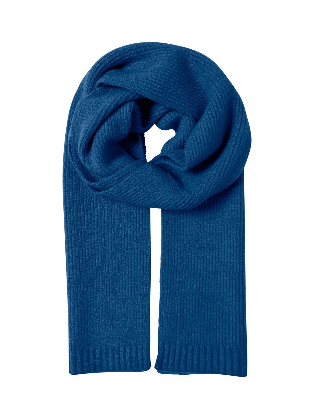 Ichi Strickschal Damen blau, ONE SIZE