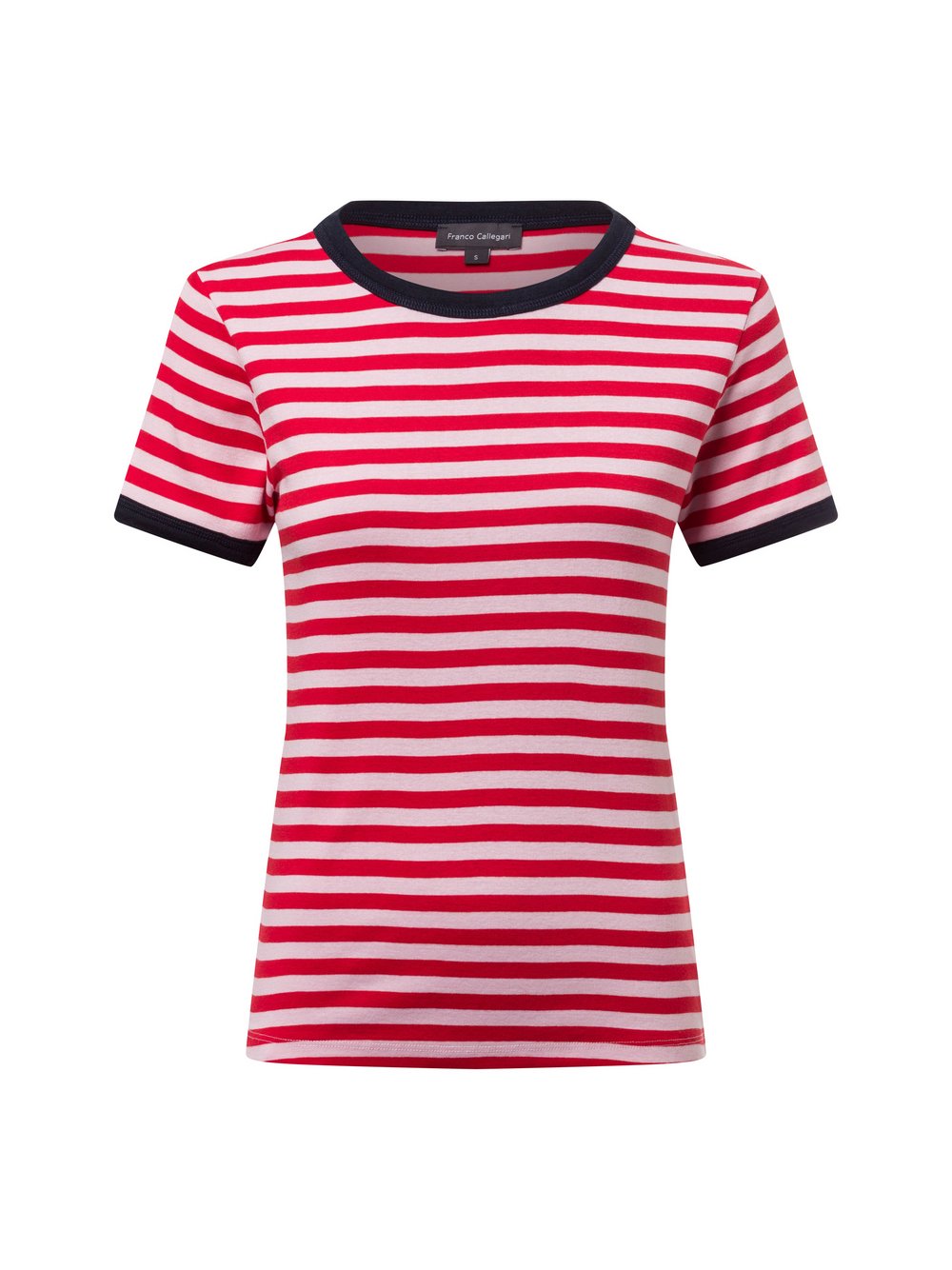 Franco Callegari T-Shirt Damen Baumwolle mehrfarbig gestreift, XXL