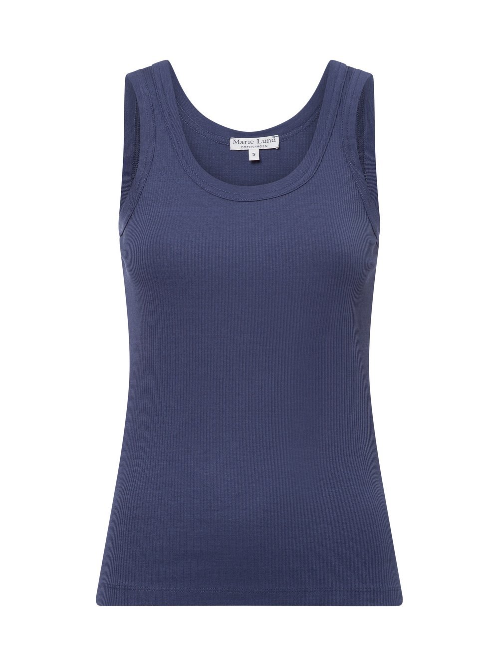 Marie Lund Top Damen Baumwolle blau, XS