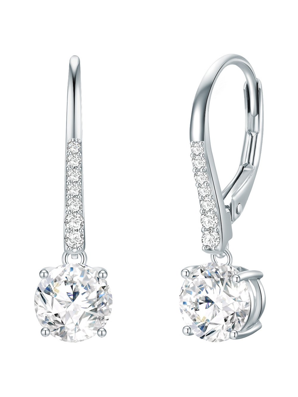 Thumbnail - Trilani Creolen Damen Sterlingsilber silber, ONE SIZE