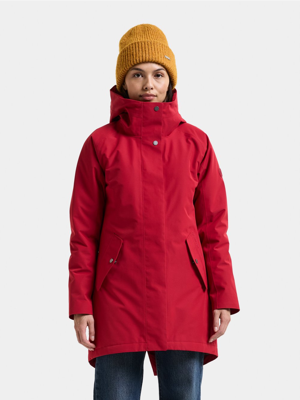 VAN GRAAF Didriksons Damen Rot Parka Größe 42