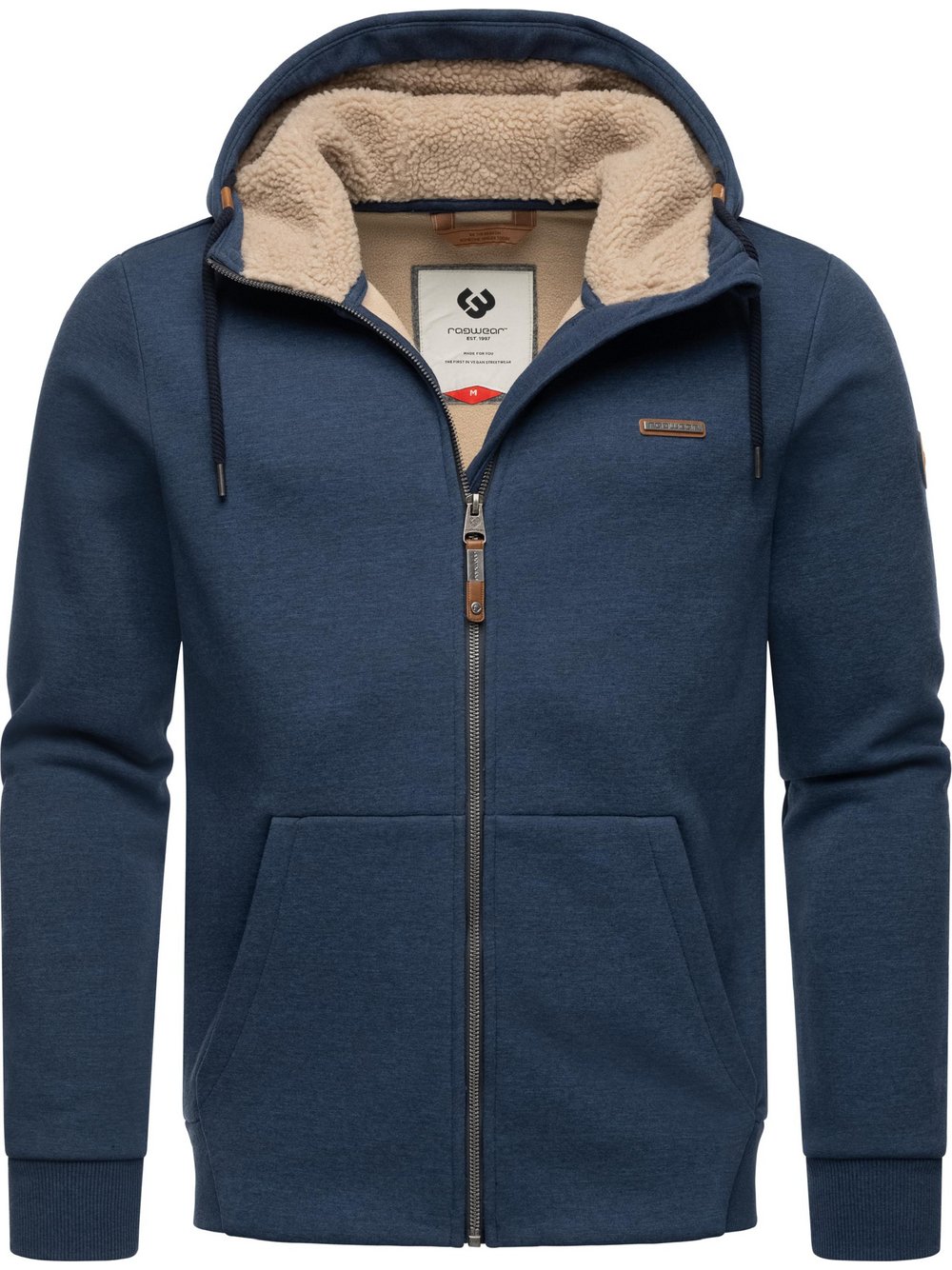 Ragwear Kapuzensweatjacke Herren blau, S