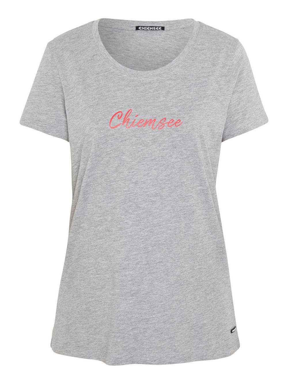 Chiemsee T-Shirt Damen Baumwolle grau bedruckt, L