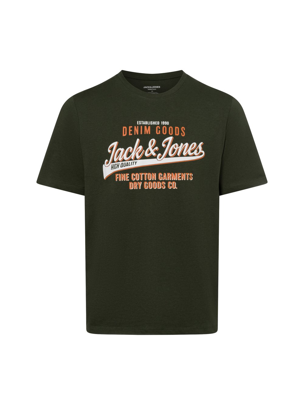 Jack & Jones T-Shirt Herren Baumwolle grün bedruckt, M