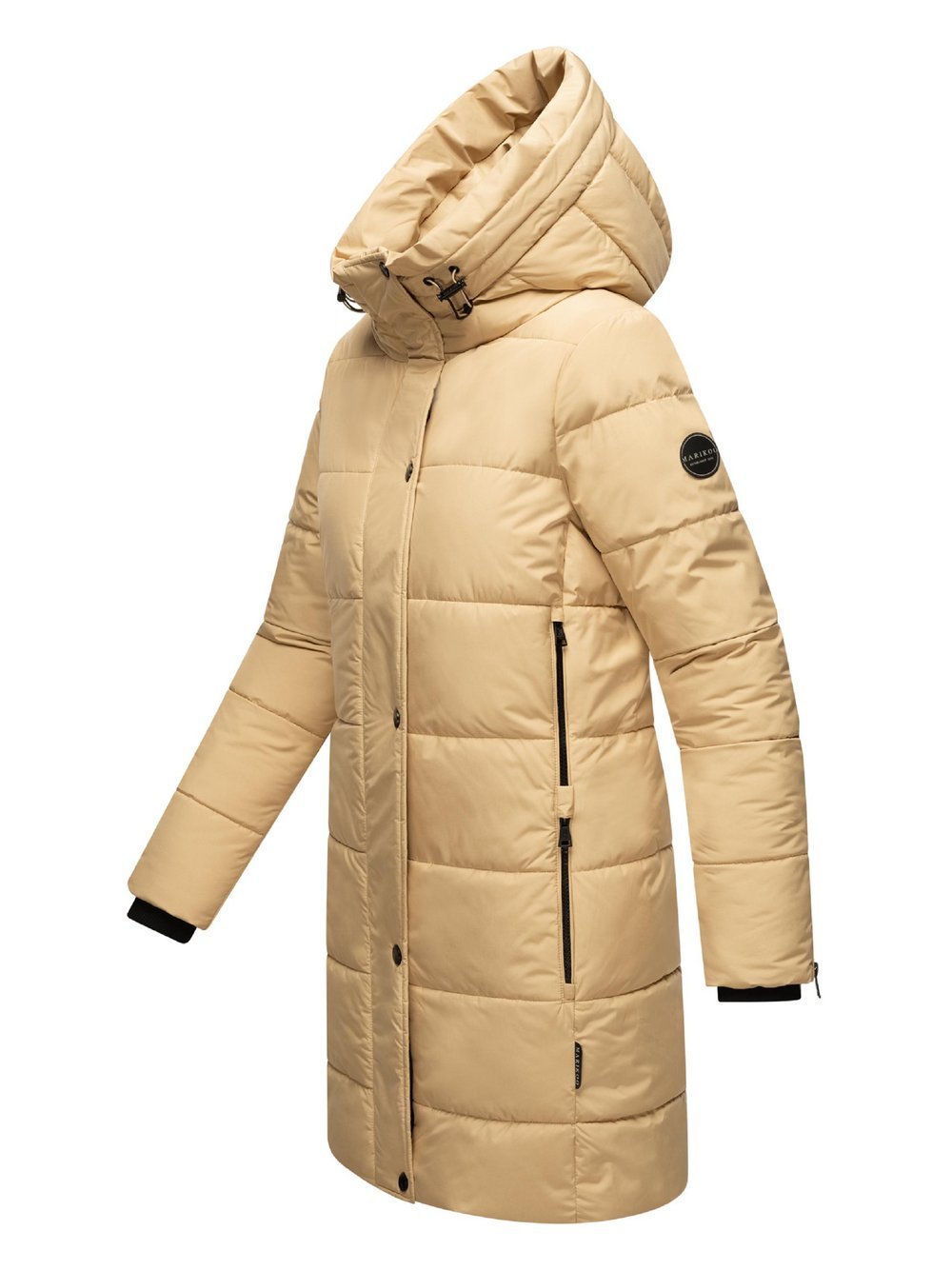 Marikoo Wintermantel Damen beige, XXL