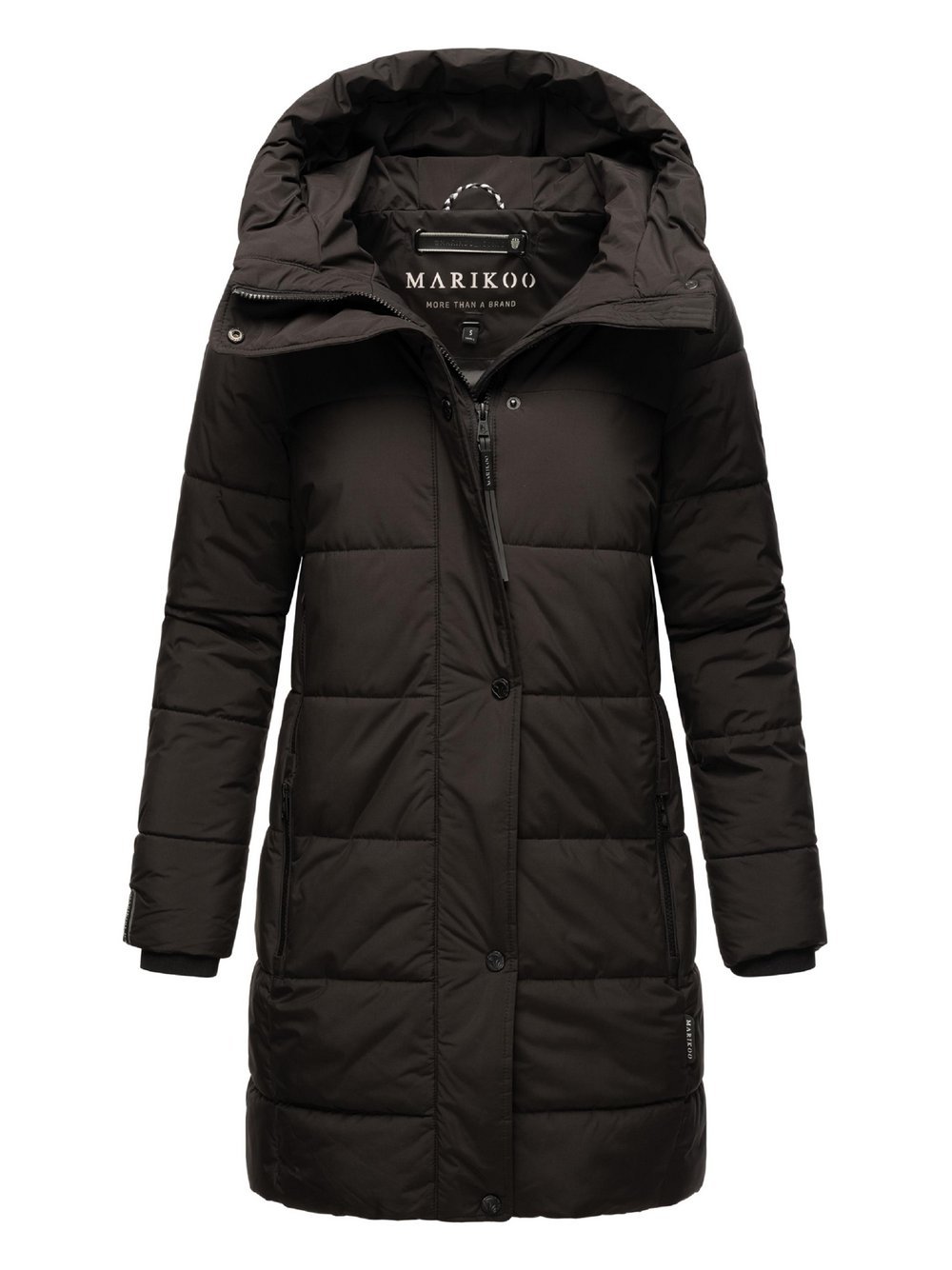 Marikoo Wintermantel Damen schwarz, XXL