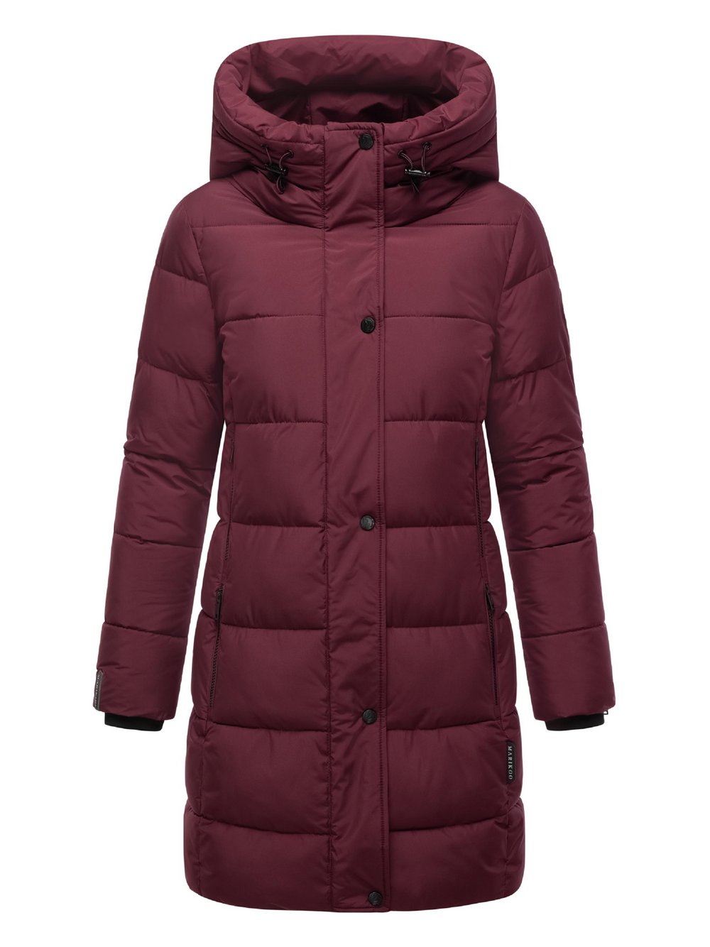 Thumbnail - Marikoo Wintermantel Damen rot, 4XL