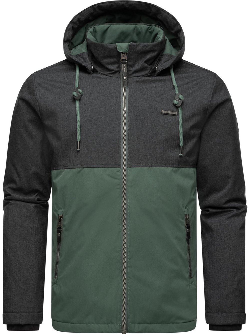 Ragwear Outdoorjacke Herren grün gemustert, M