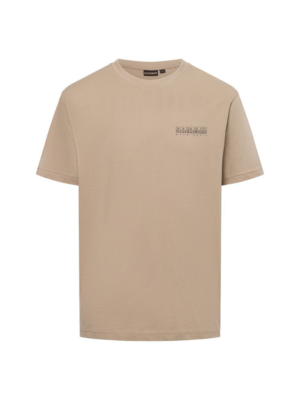 Napapijri T-Shirt Herren Jersey beige, S