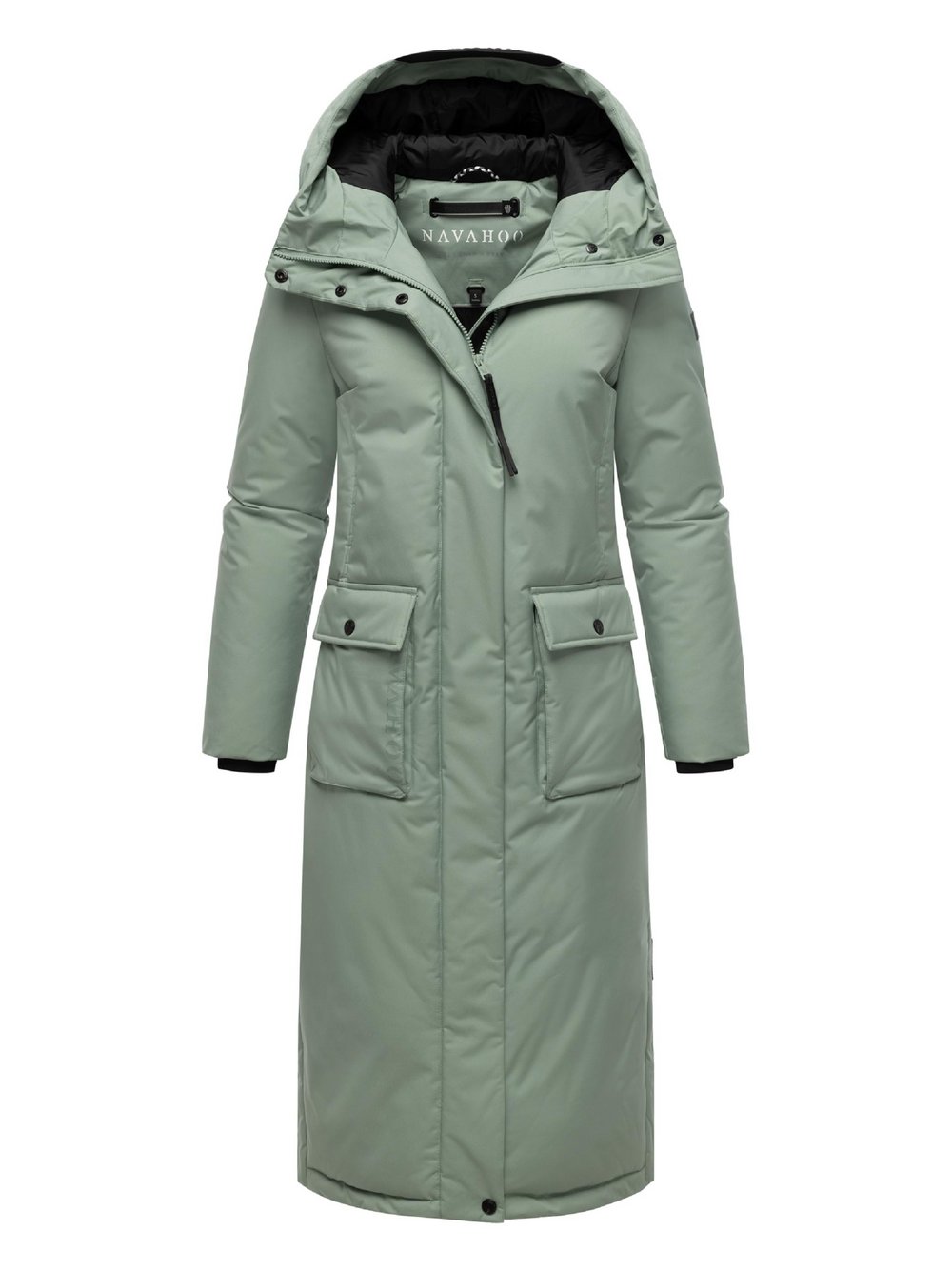Navahoo Wintermantel Damen grün, L