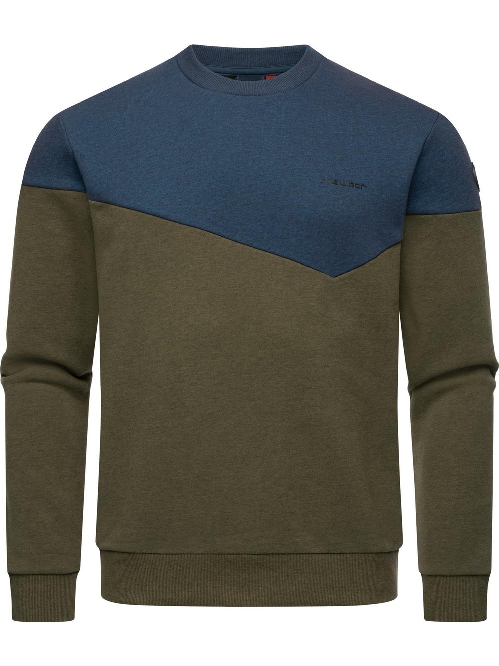 Ragwear Sweater Herren grün gemustert, XXL