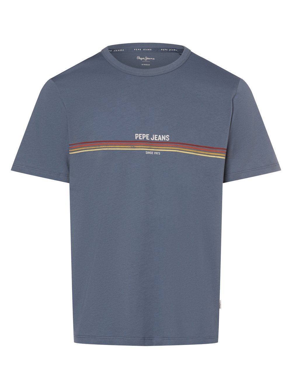 Pepe Jeans T-Shirt Herren Baumwolle blau bedruckt, XXL