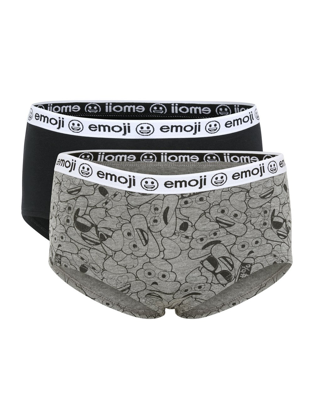 emoji® Slip Mädchen Baumwolle grau, 134