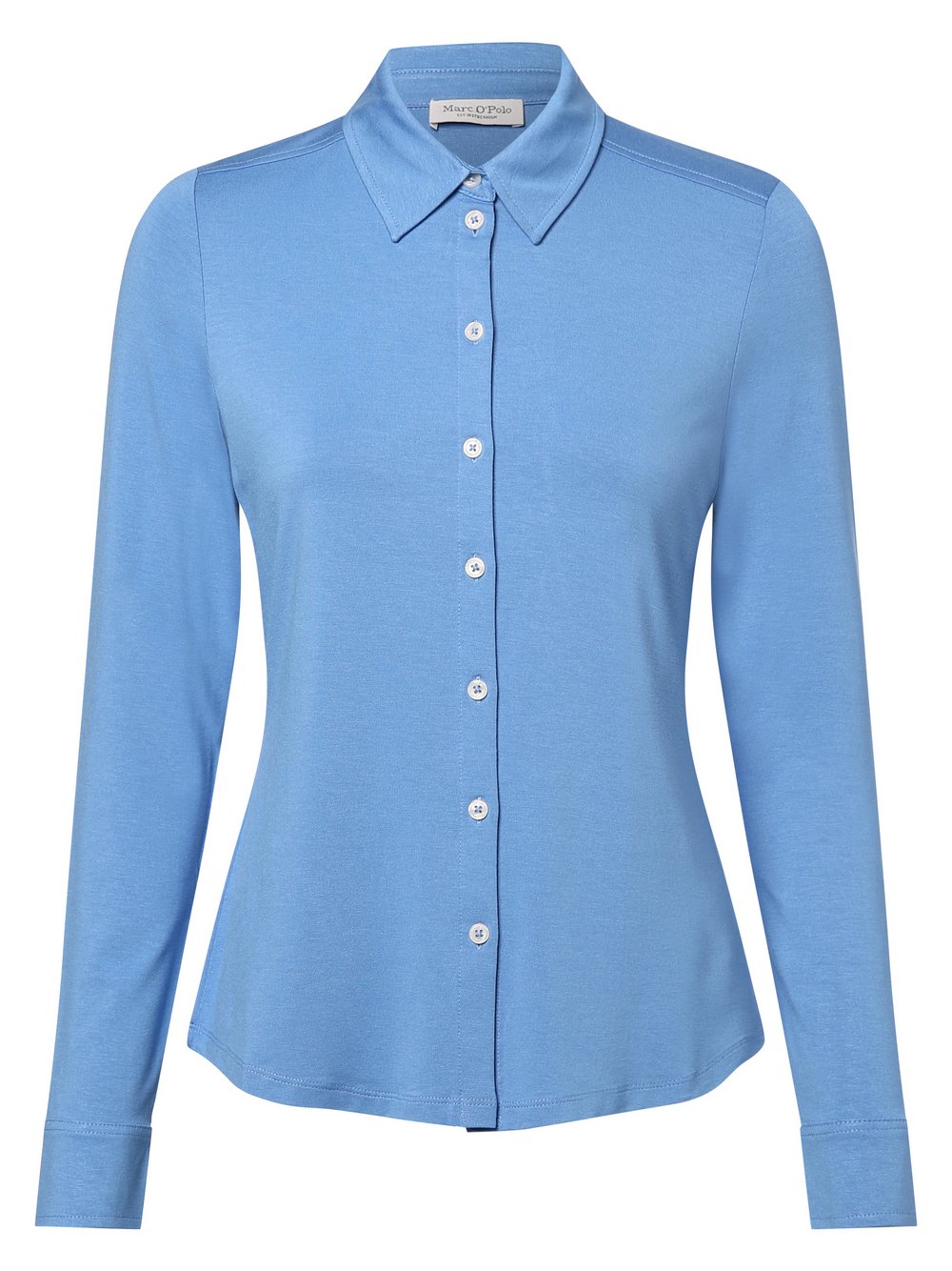 Marc O'Polo Bluse Damen Jersey blau, XL