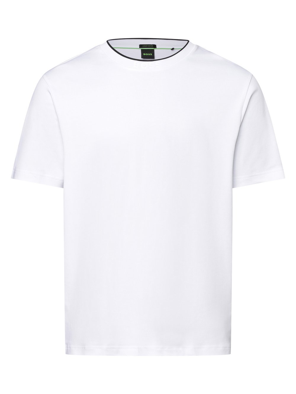 BOSS Green T-Shirt Herren Baumwolle weiß, L