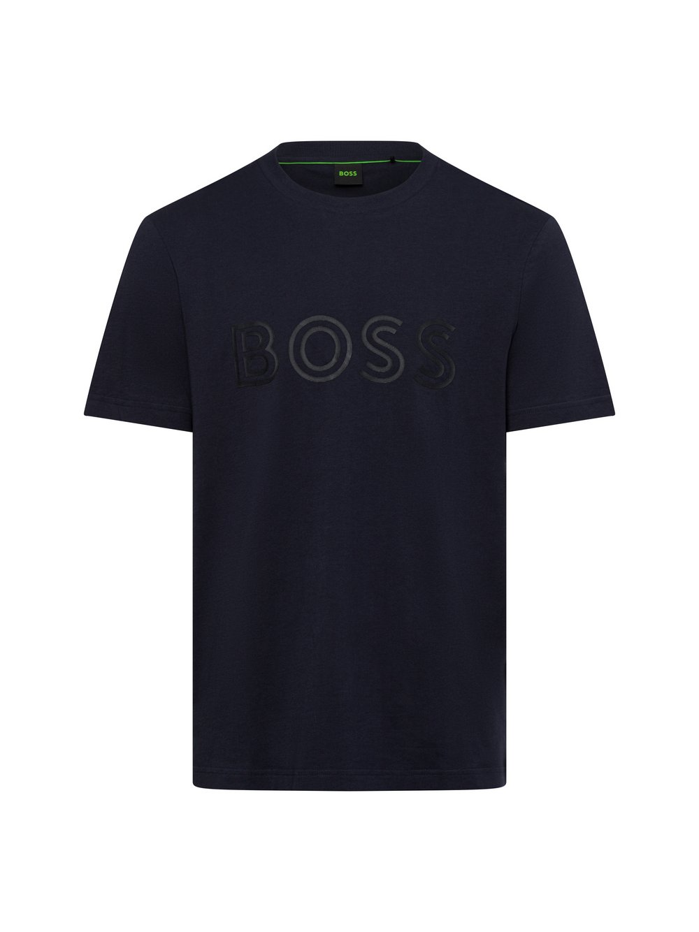 BOSS Green T-Shirt Herren Baumwolle blau bedruckt, XXXL