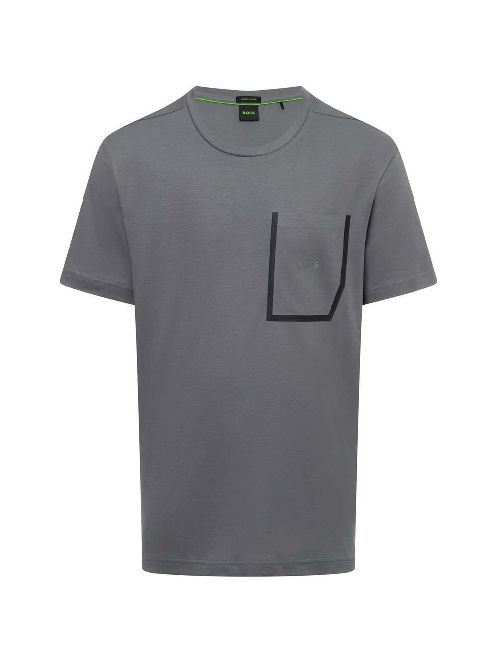 BOSS Green T-Shirt Herren Jersey grau, M