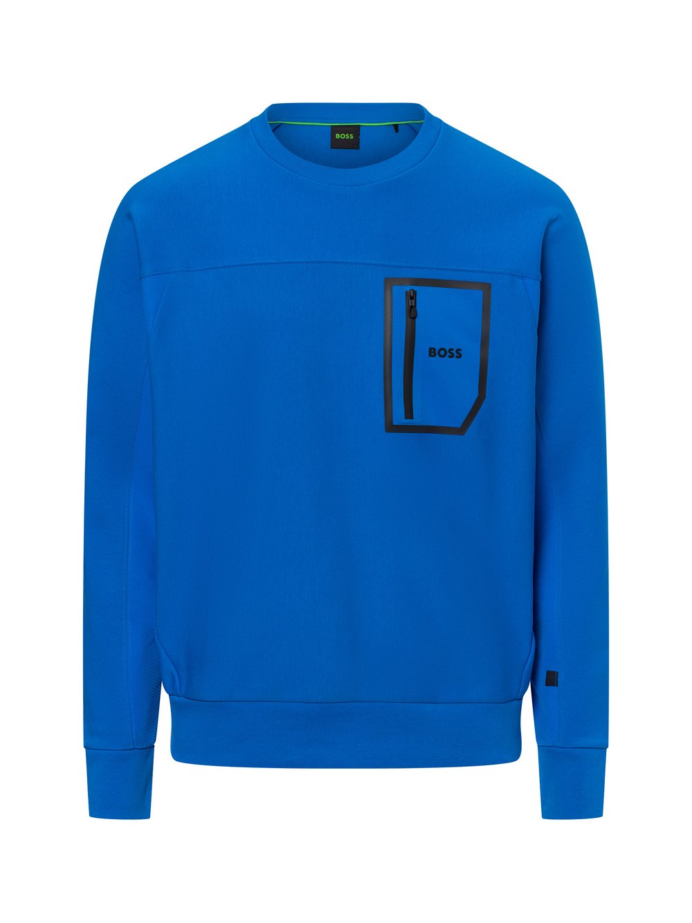 BOSS Green Sweatshirt Herren Baumwolle blau, L