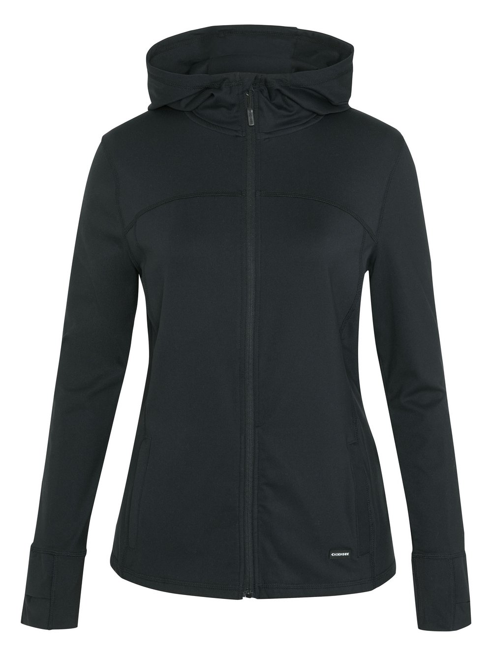 Chiemsee Midlayer-Jacke Damen Polyamid schwarz, XS