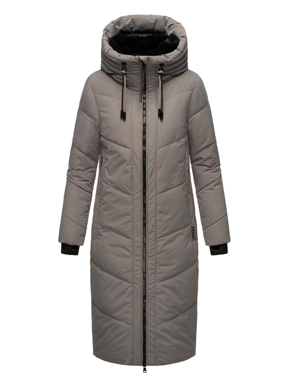 Thumbnail - Marikoo Steppmantel Damen grau, S