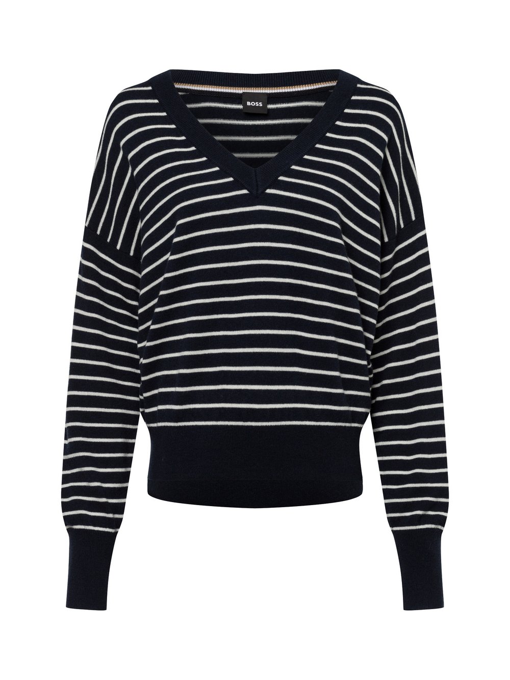 BOSS Pullover  mit Cashmere-Anteil Damen mehrfarbig gestreift, S