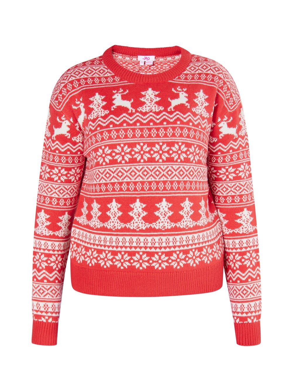 MyMo X-Mas-Pullover Damen mehrfarbig gemustert, M