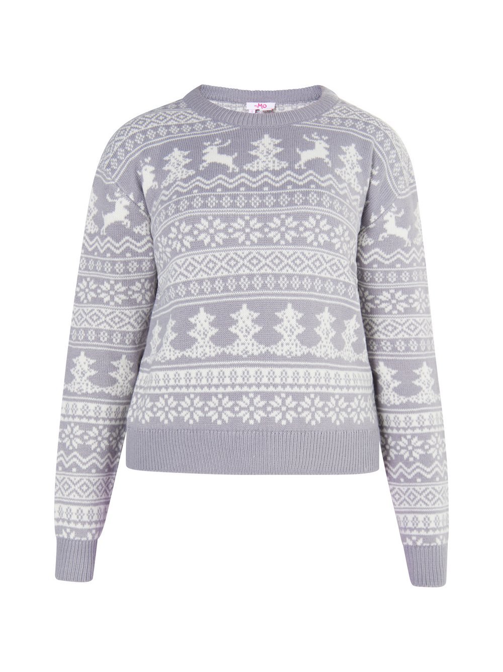 MyMo X-Mas-Pullover Damen mehrfarbig gemustert, XS