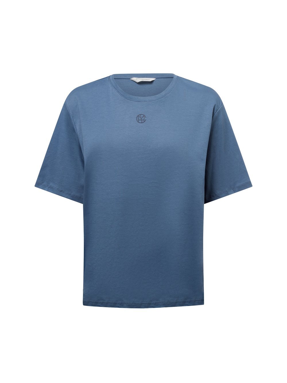 Msch Copenhagen T-Shirt Damen Baumwolle blau, XS/S