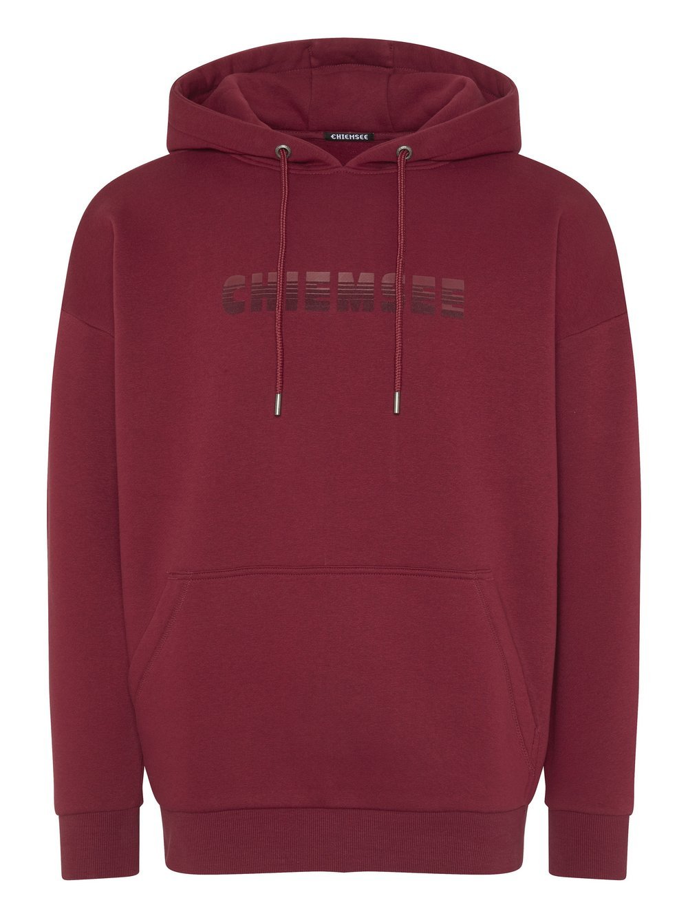 Chiemsee Hoodie Herren Baumwolle rot bedruckt, M