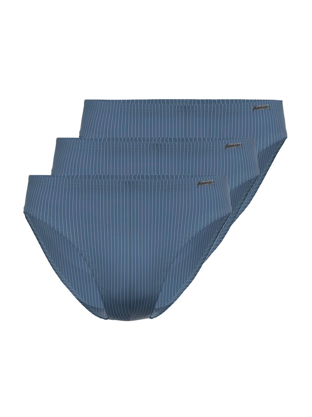 Ammann Mini Slip Herren Baumwolle blau gemustert, XXL