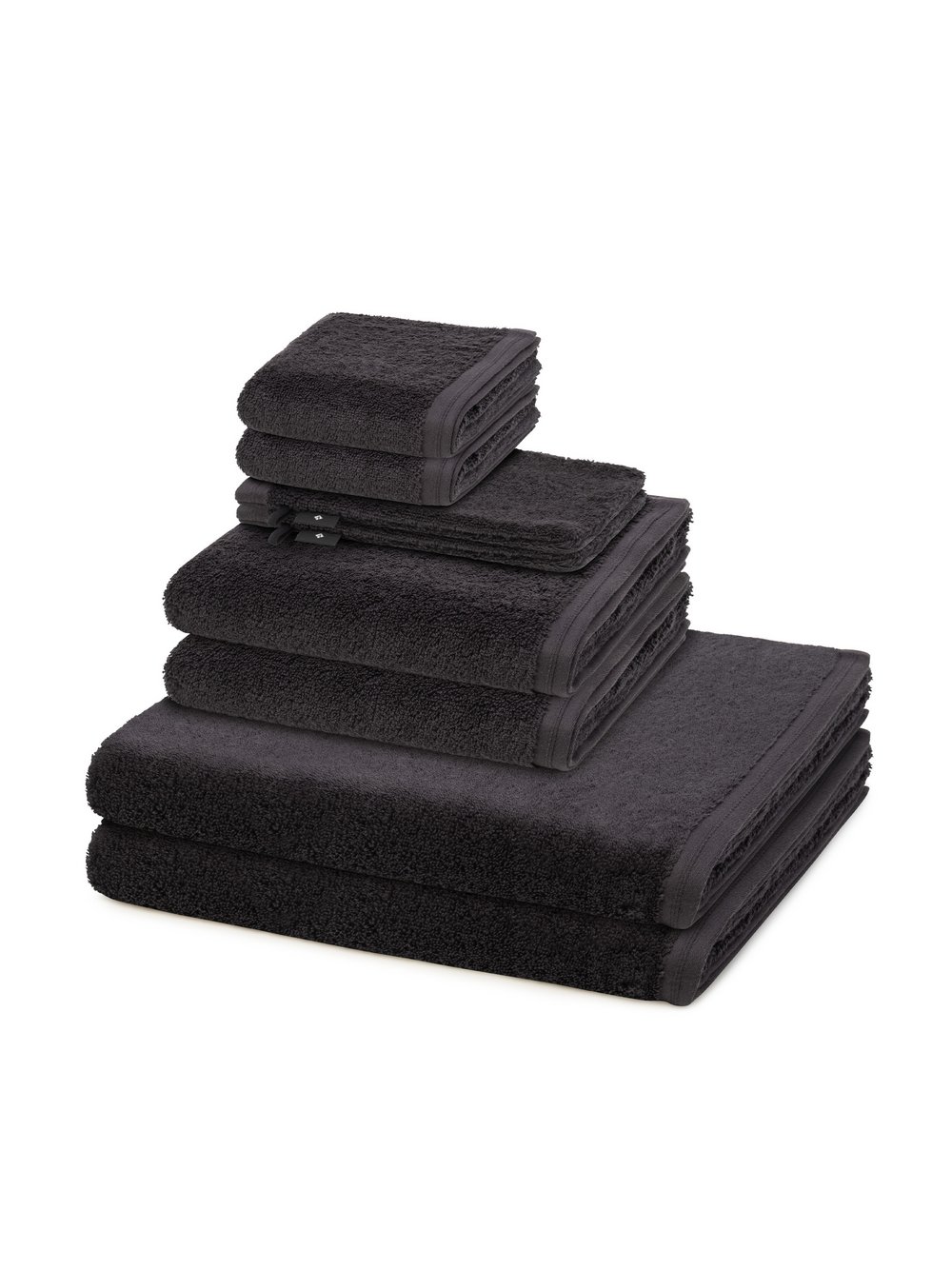 Thumbnail - Vossen Handtuchset 8-teilig Damen Baumwolle grau, ONE SIZE