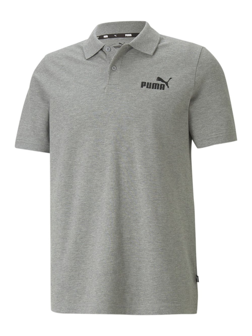 Puma Poloshirt Herren Baumwolle grau meliert, M