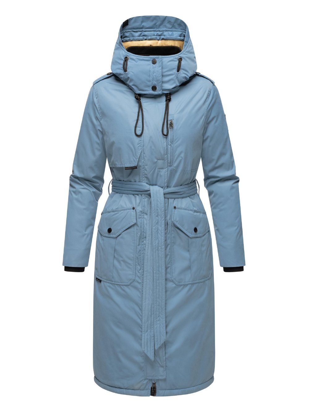 Navahoo Wintermantel Damen blau, XL