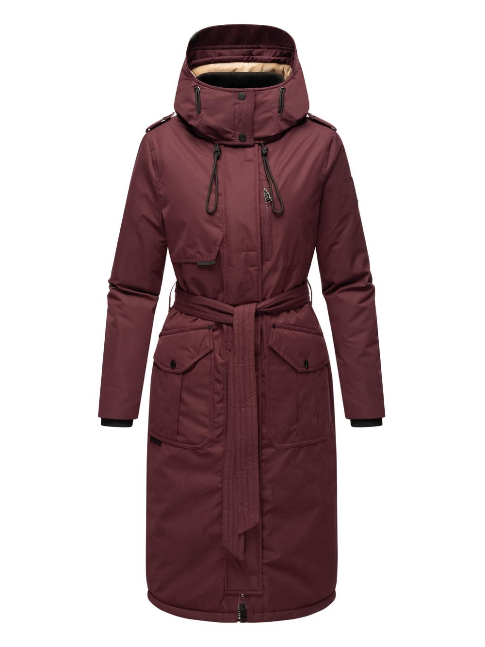 Navahoo Wintermantel Damen rot, XL