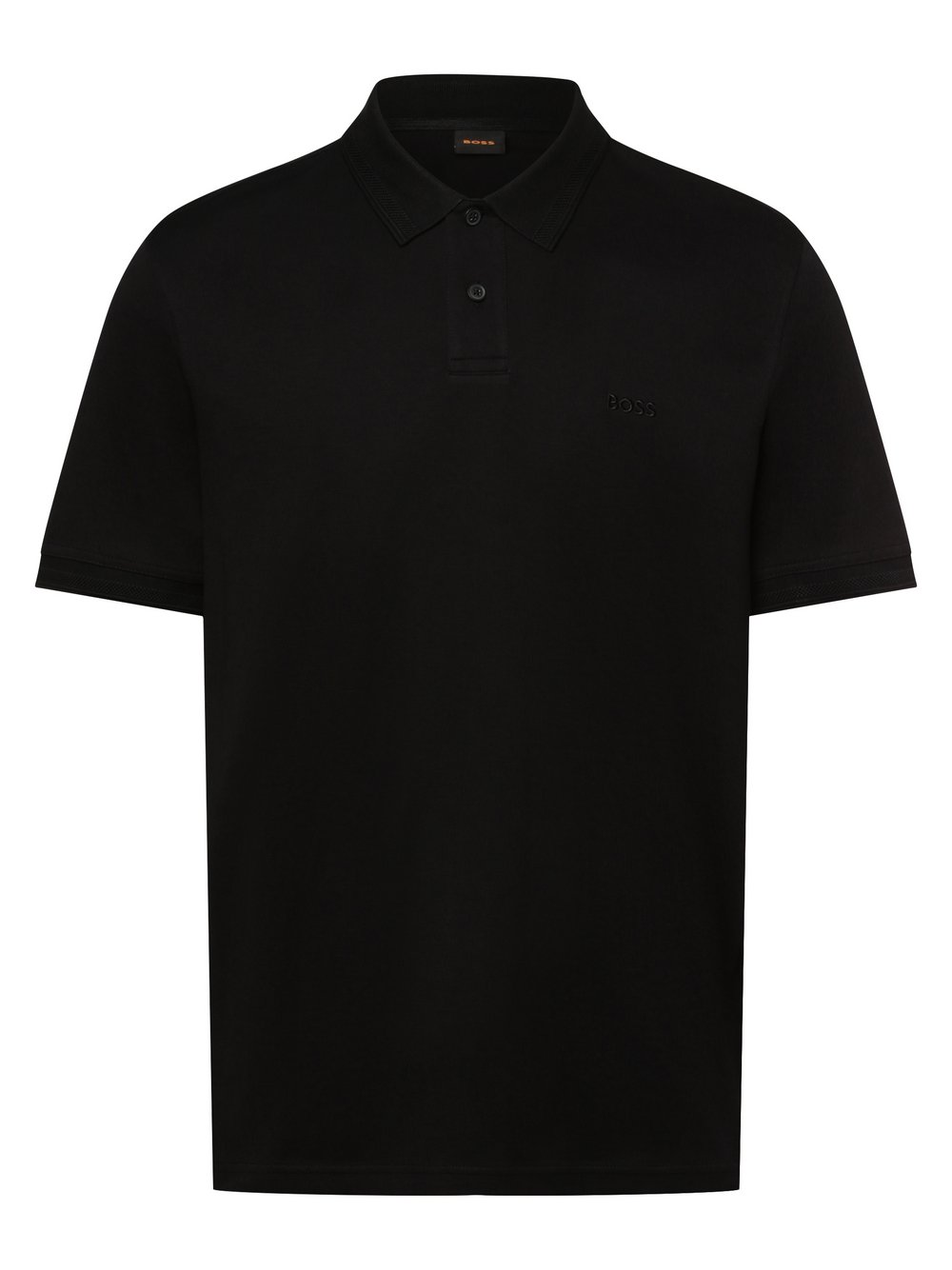 BOSS Orange Poloshirt Herren Baumwolle schwarz, XXL