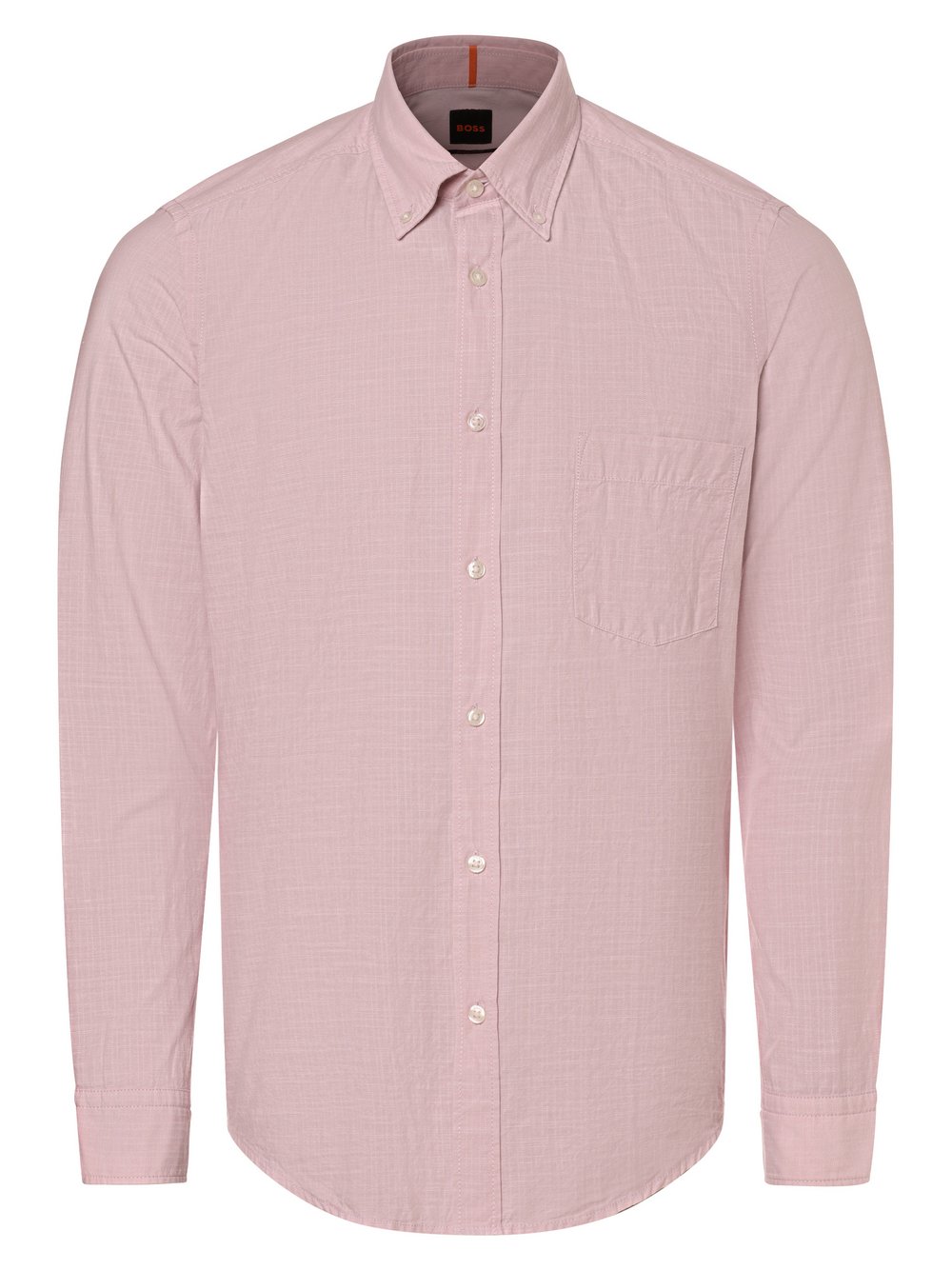 BOSS Orange Hemd Herren Regular Fit Baumwolle rosa, XXXL