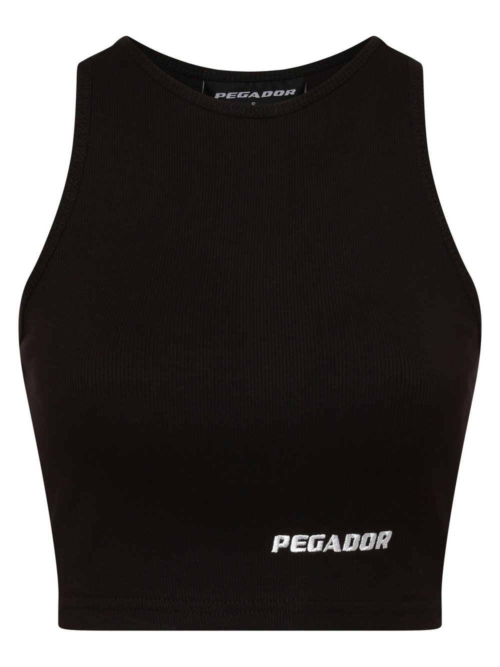 PEGADOR Top Damen Baumwolle schwarz, M