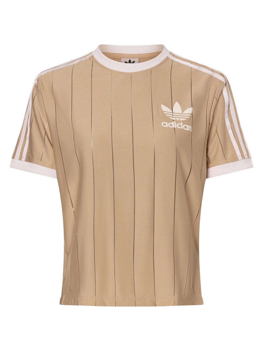 adidas Originals T-Shirt Damen beige gestreift, S