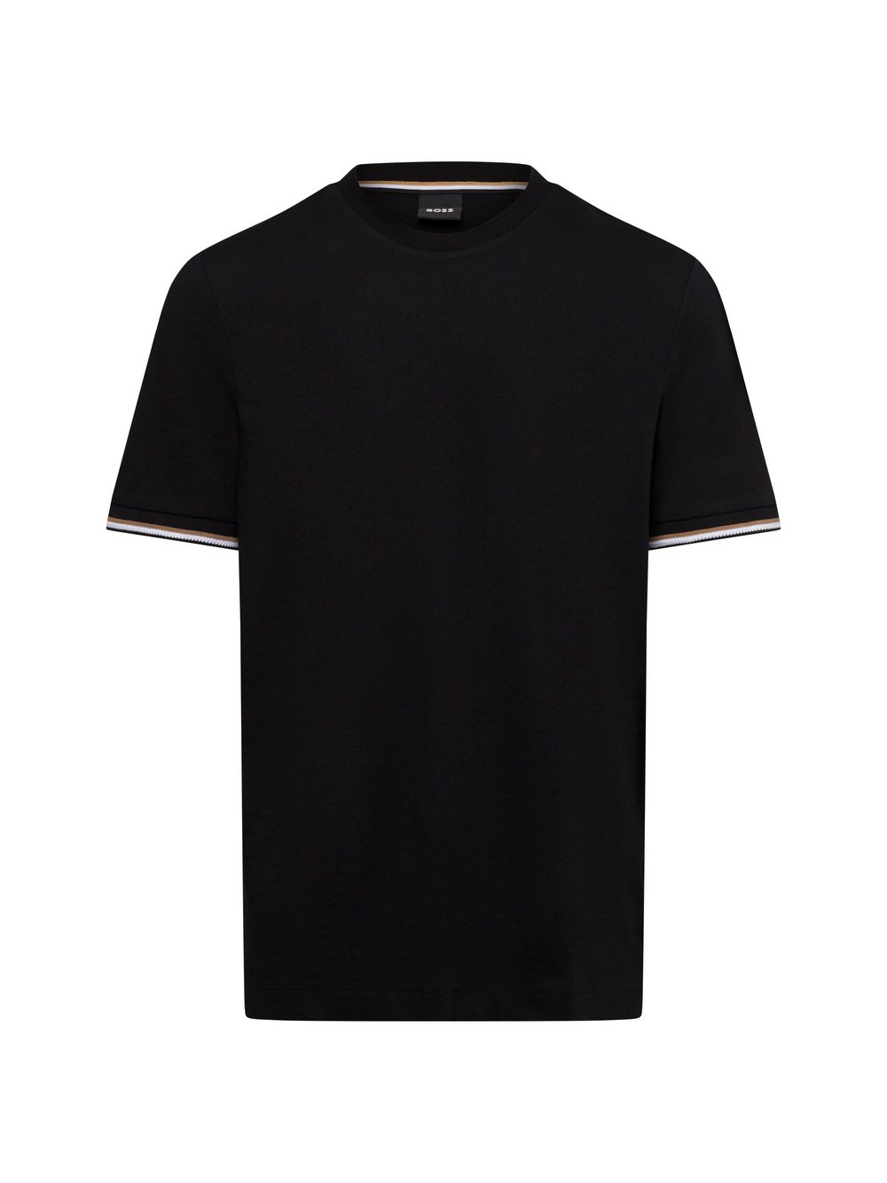 BOSS T-Shirt Herren Baumwolle schwarz, M