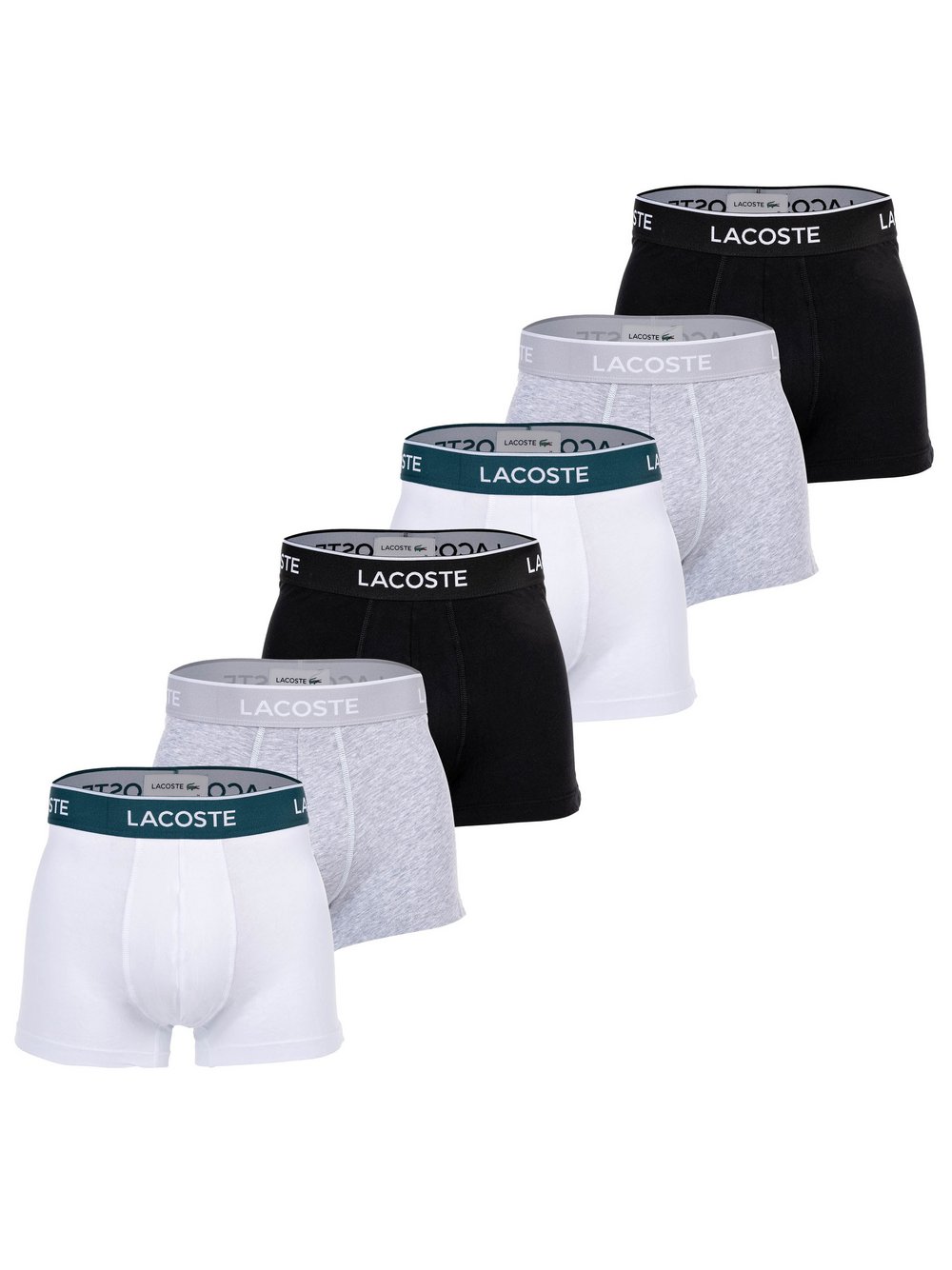 Lacoste Boxershort 6er Pack Herren Baumwolle mehrfarbig, XL