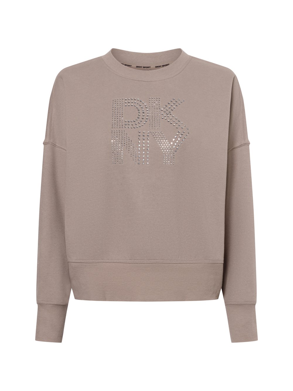 DKNY Sport Sweatshirt Damen Baumwolle beige, XS