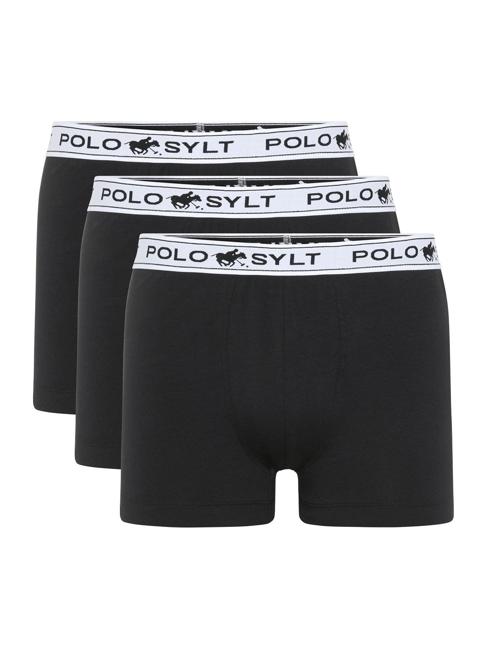 Polo Sylt Boxershorts Herren Baumwolle schwarz, S