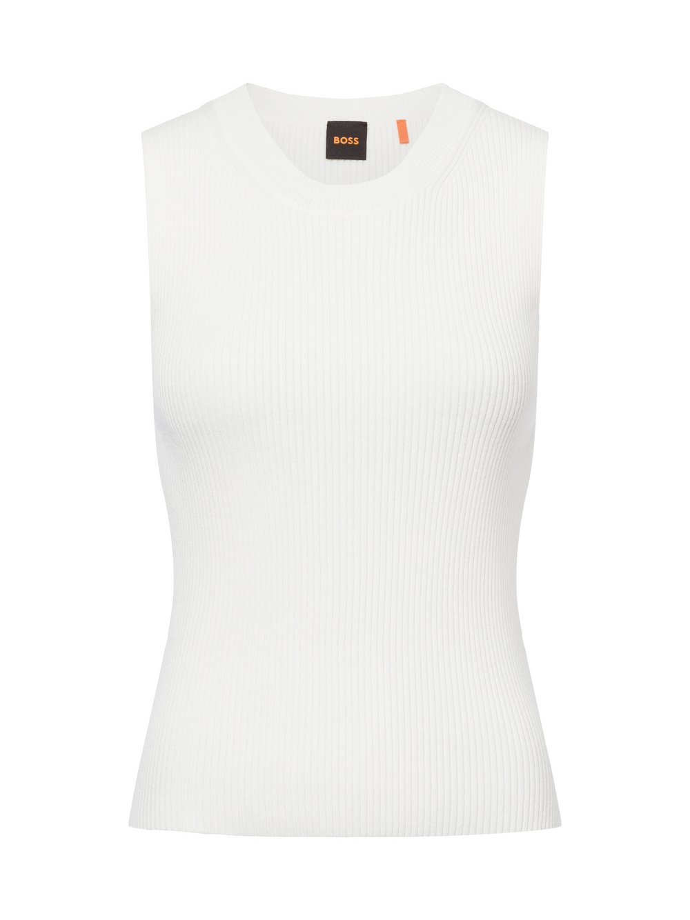 BOSS Orange Top Damen Viskose weiß, L