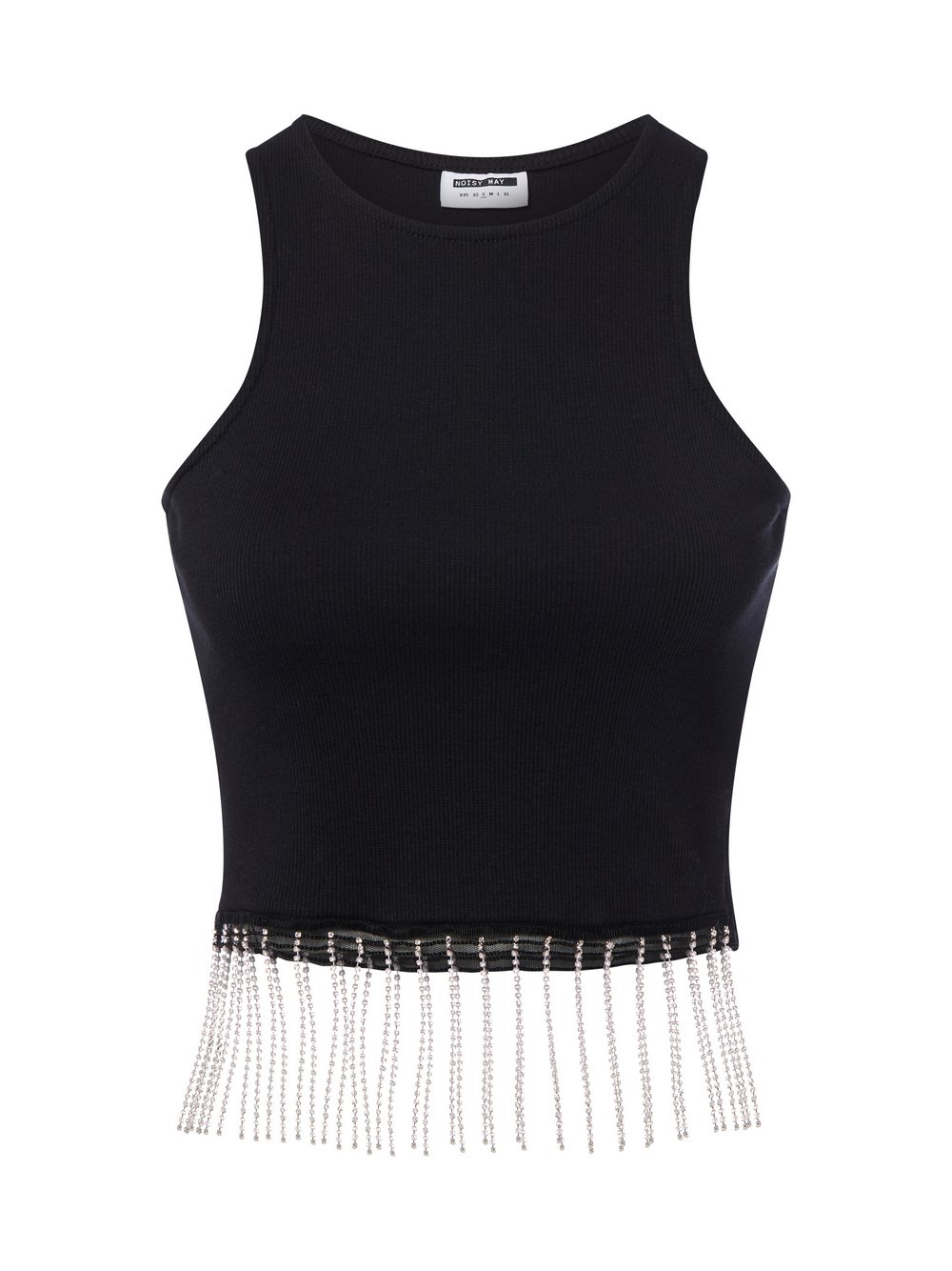 Thumbnail - Noisy May Top Damen Baumwolle schwarz, XS
