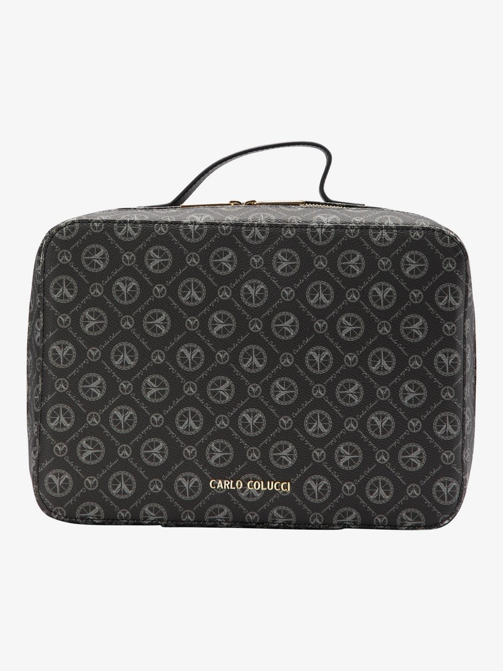 Carlo Colucci Kosmetiktasche  Herren schwarz, ONE SIZE