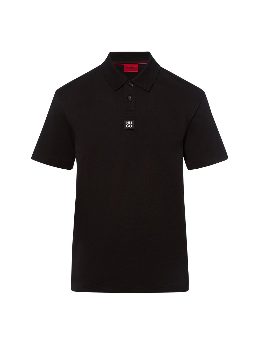 HUGO Poloshirt Herren Baumwolle schwarz, XL