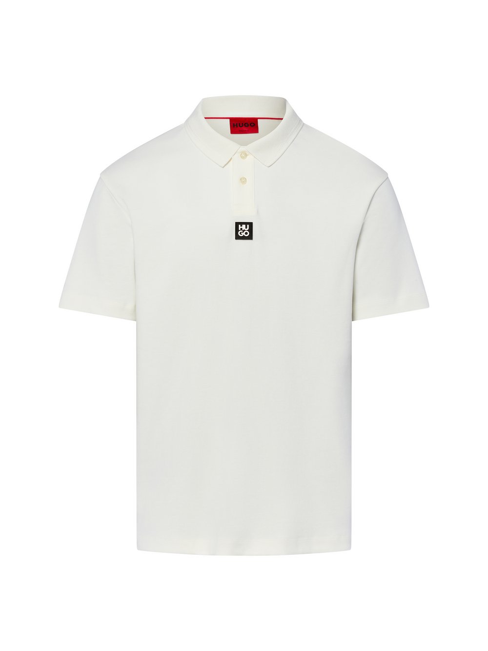 HUGO Poloshirt Herren Baumwolle weiß, L
