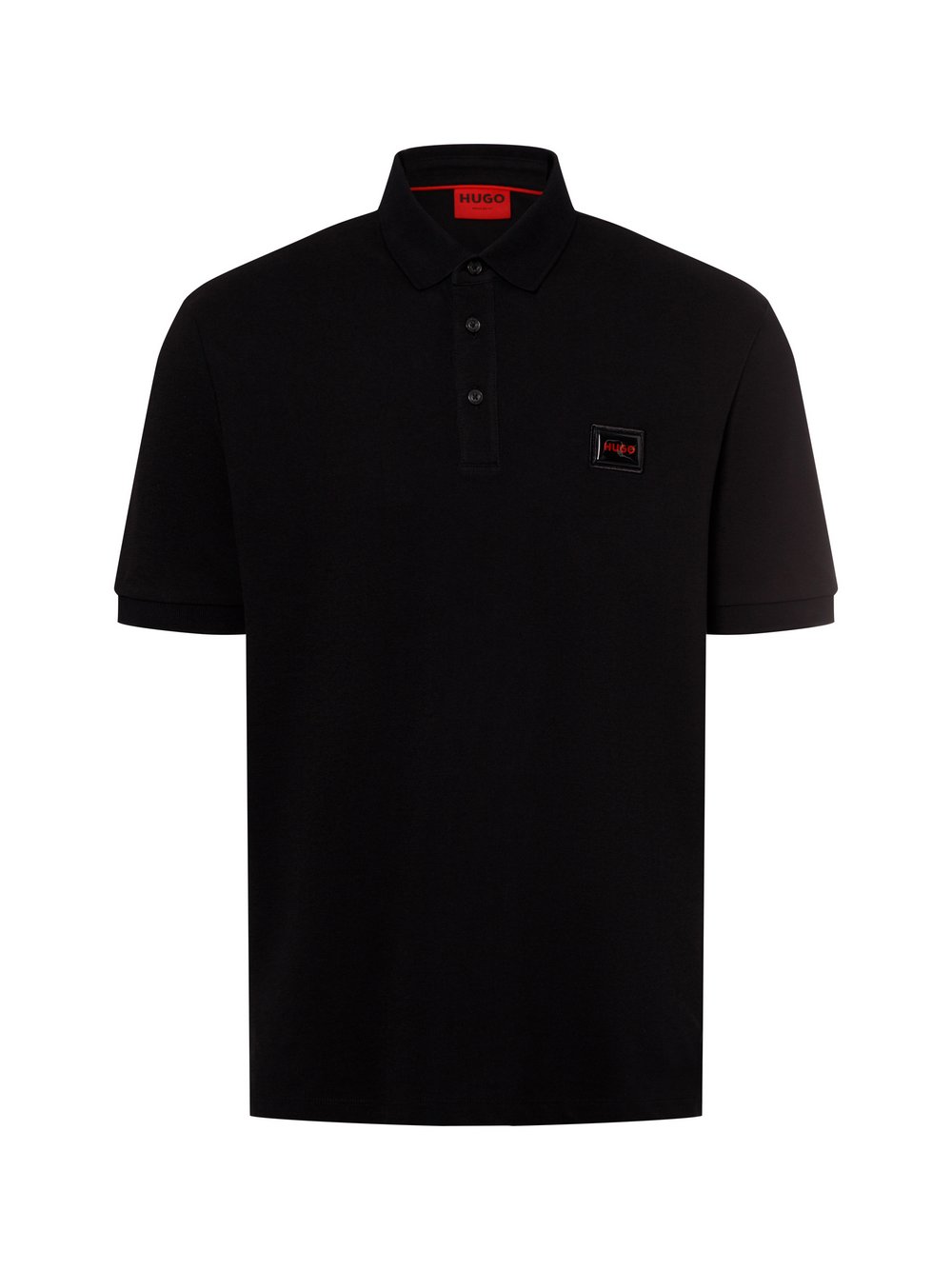 HUGO Poloshirt Herren Baumwolle schwarz, M