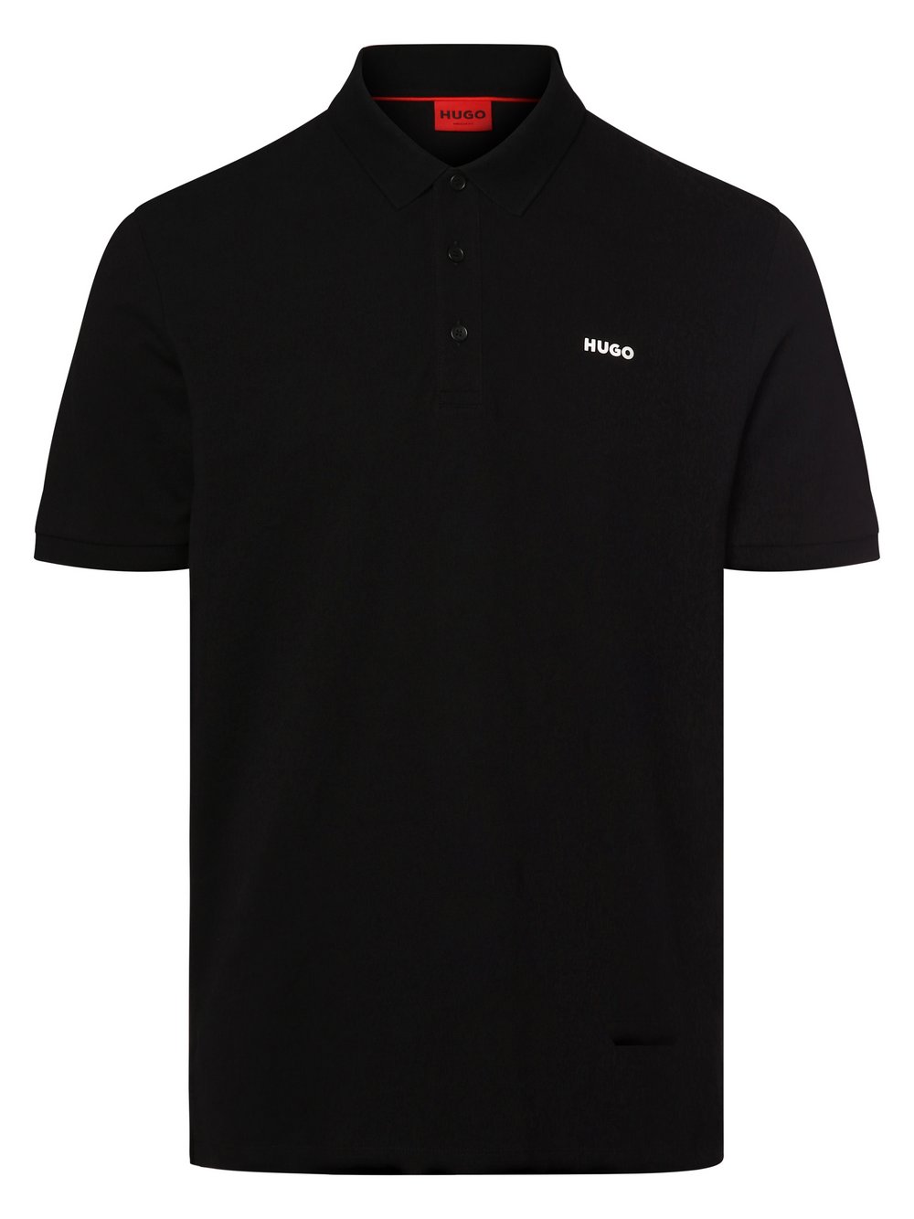 HUGO Poloshirt Herren Baumwolle schwarz, XL